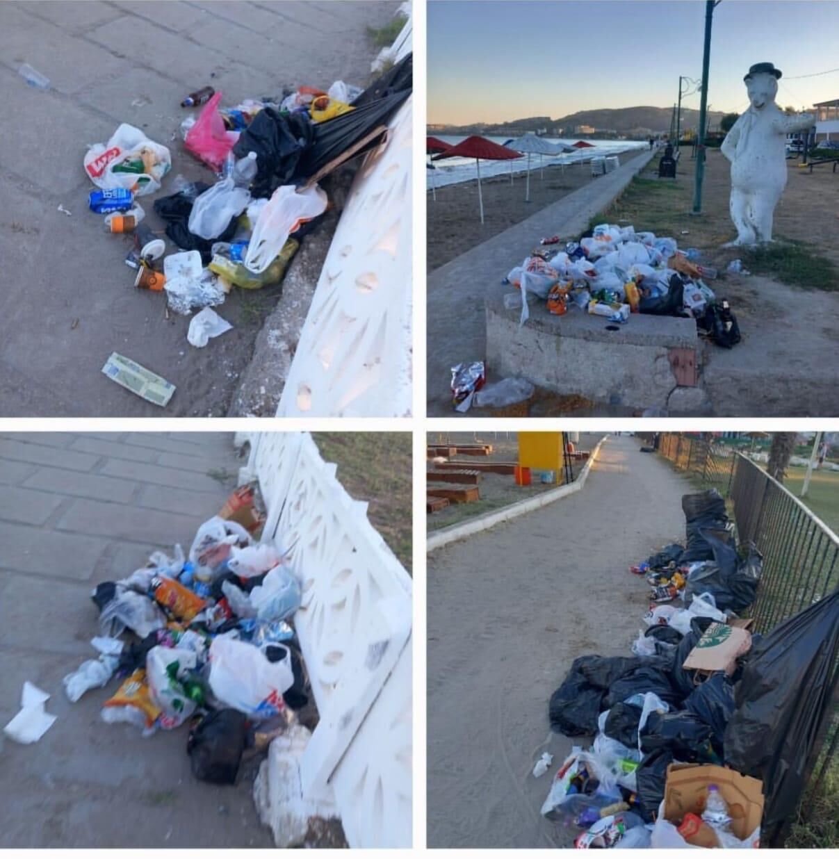 Kuşadası Çöpe Teslim Turizm Cennetinde Konteynerler Taştı, Vatandaş Isyan Etti (1)