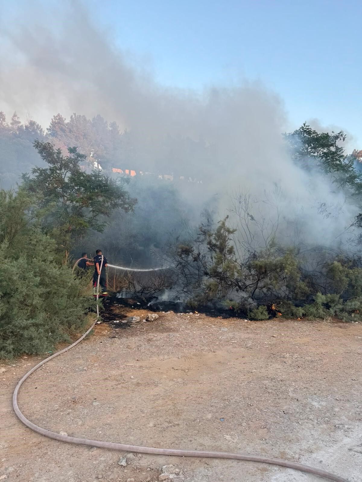 Kuşadası’nda Yangın Çıktı (5)