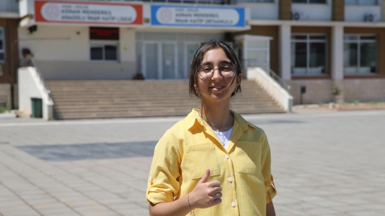 LGS'de 500 tam puan aldı.. Aydınlı Sena'nın ilk tercih ettiği okul belli oldu