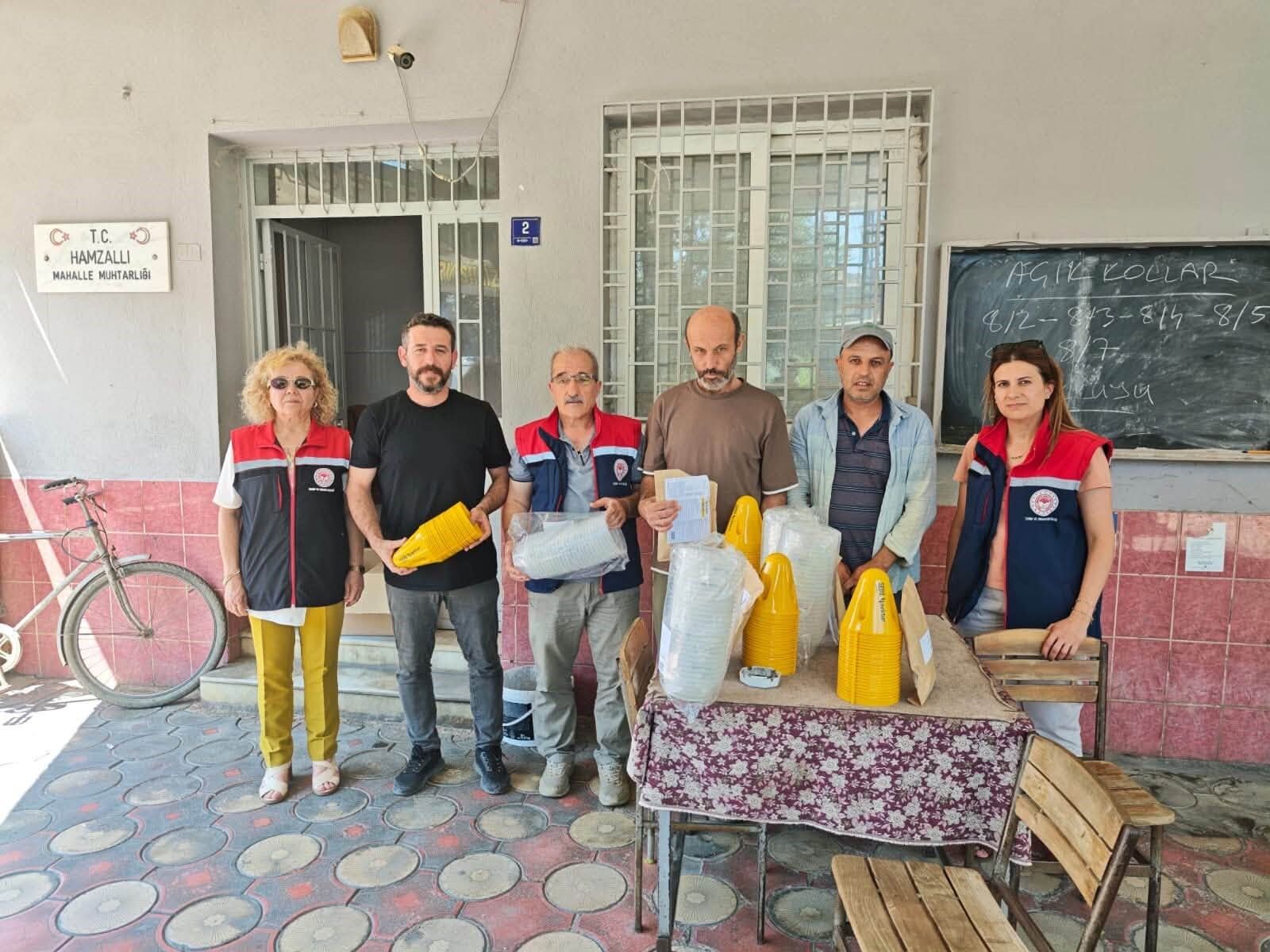 Nazilli’de tuzak dağıtıldı