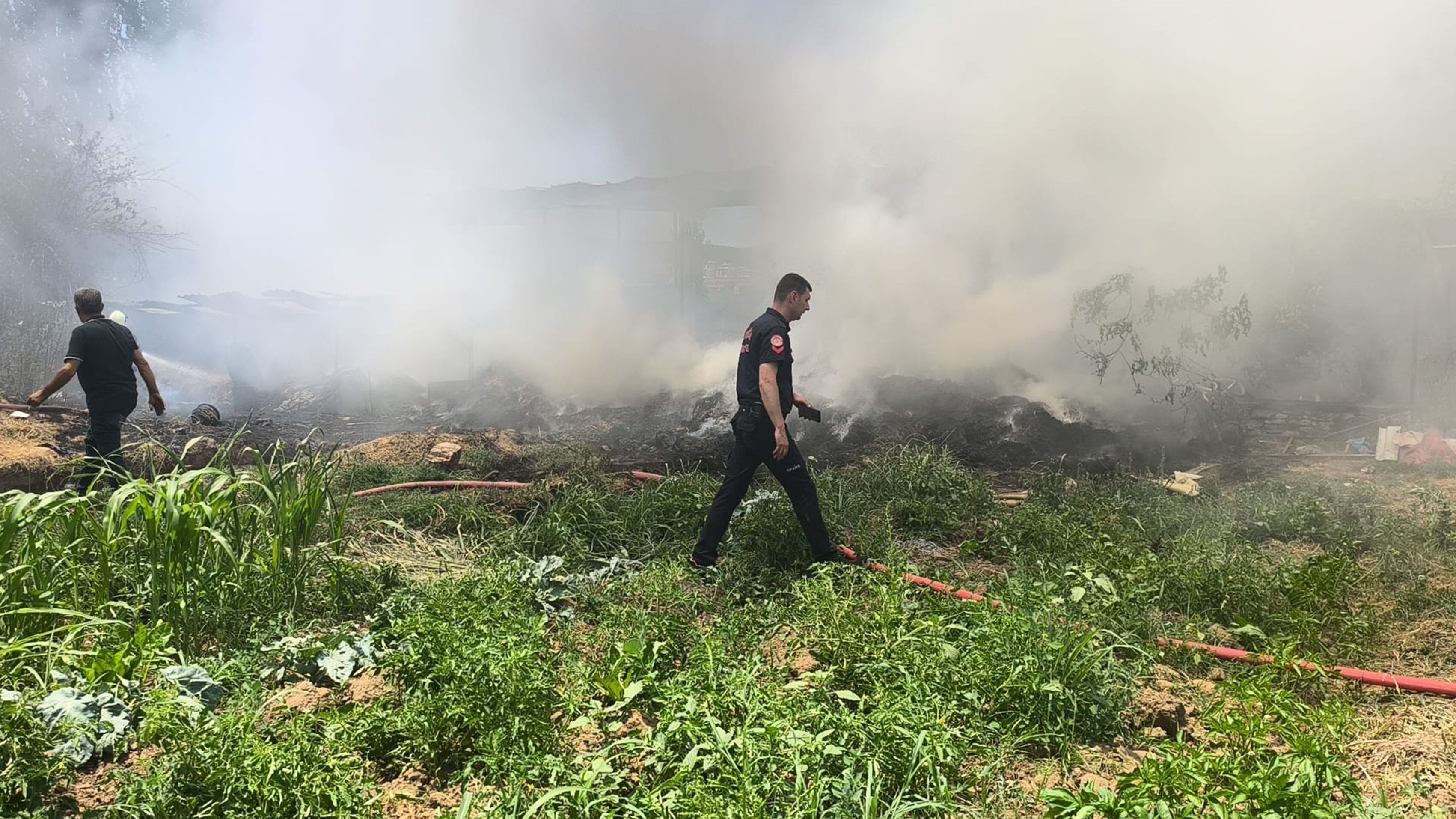 Saman Balyalarından Başlayan Yangın Eve Sıçradı (3)