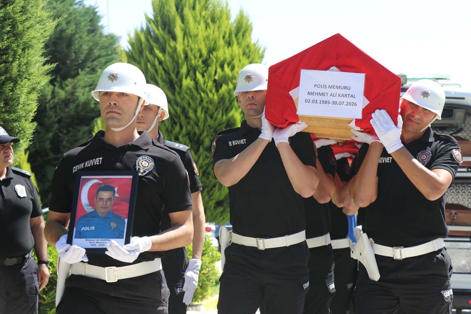Şehit Polis Memuruna Gözyaşlarıyla Veda (3)