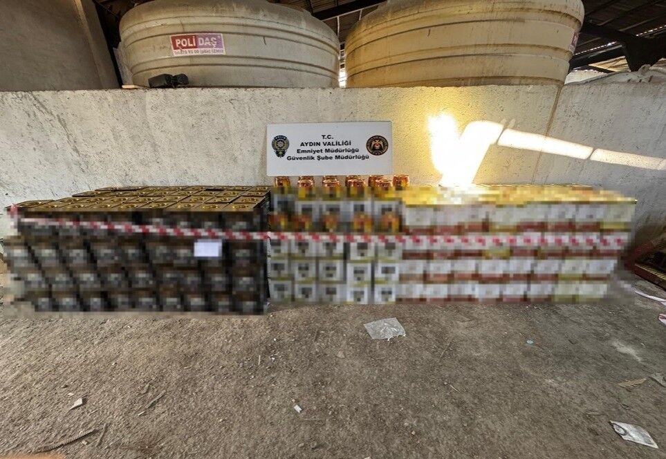 Aydın’da 2 milyon liralık sahte zeytinyağı ve zeytin ele geçirildi