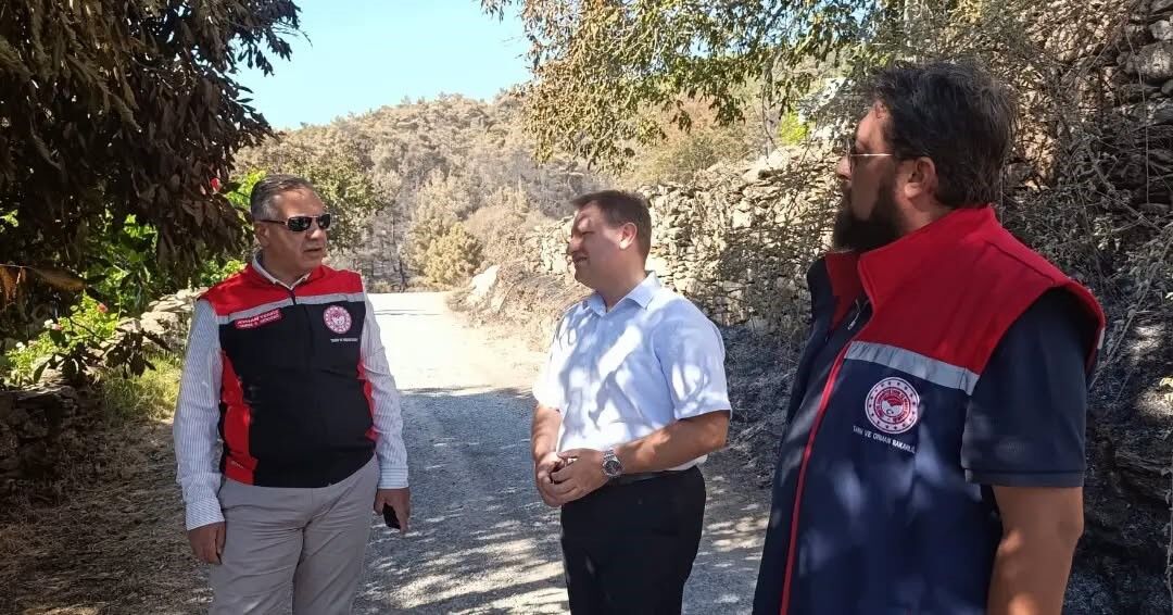 Çine’de Hasar Büyük.. Yangın Sonrası Tespit Çalışmaları Sürüyor (2)