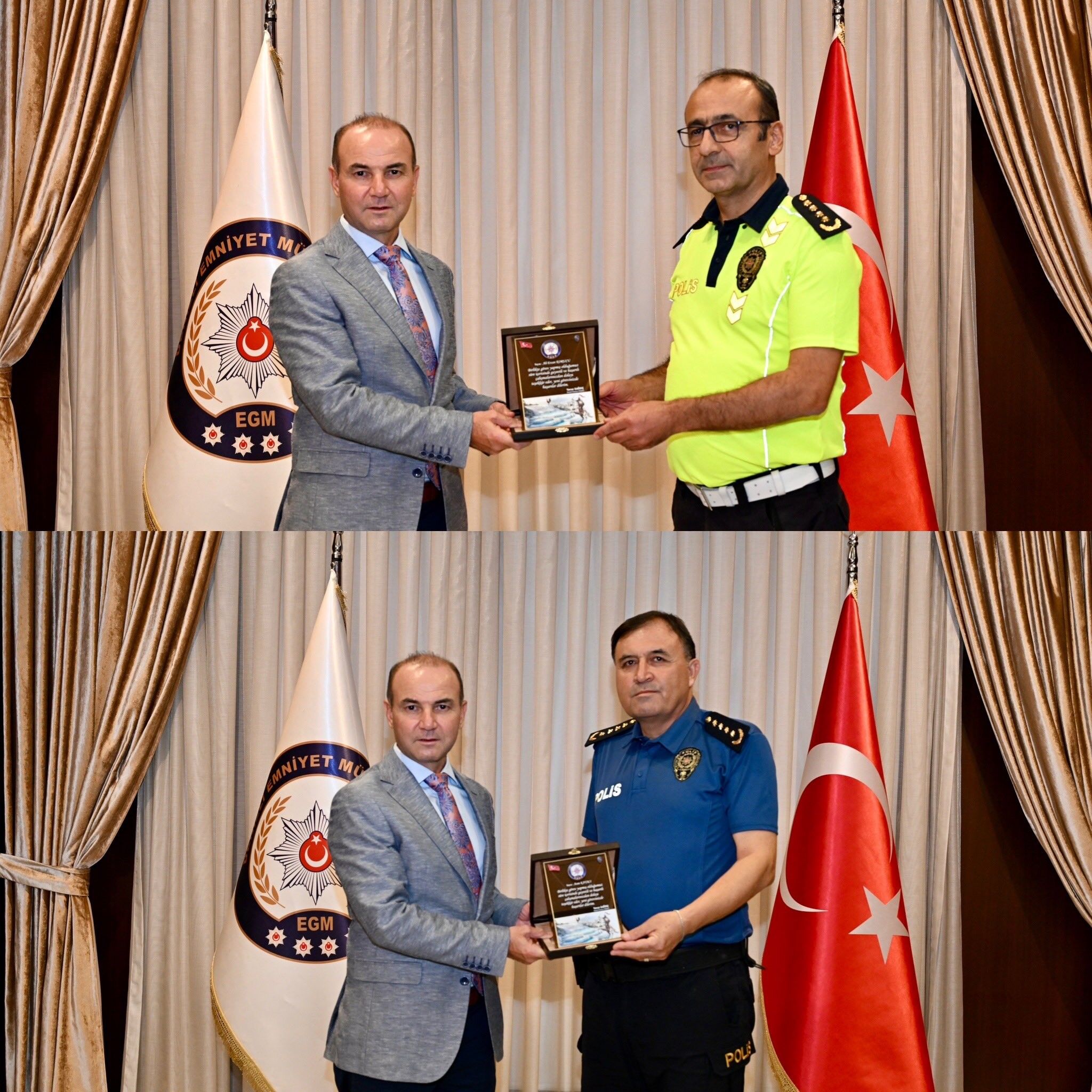 Denizli İl Emniyet Müdürlüğünde Terfi Heyecanı Yaşandı (1)