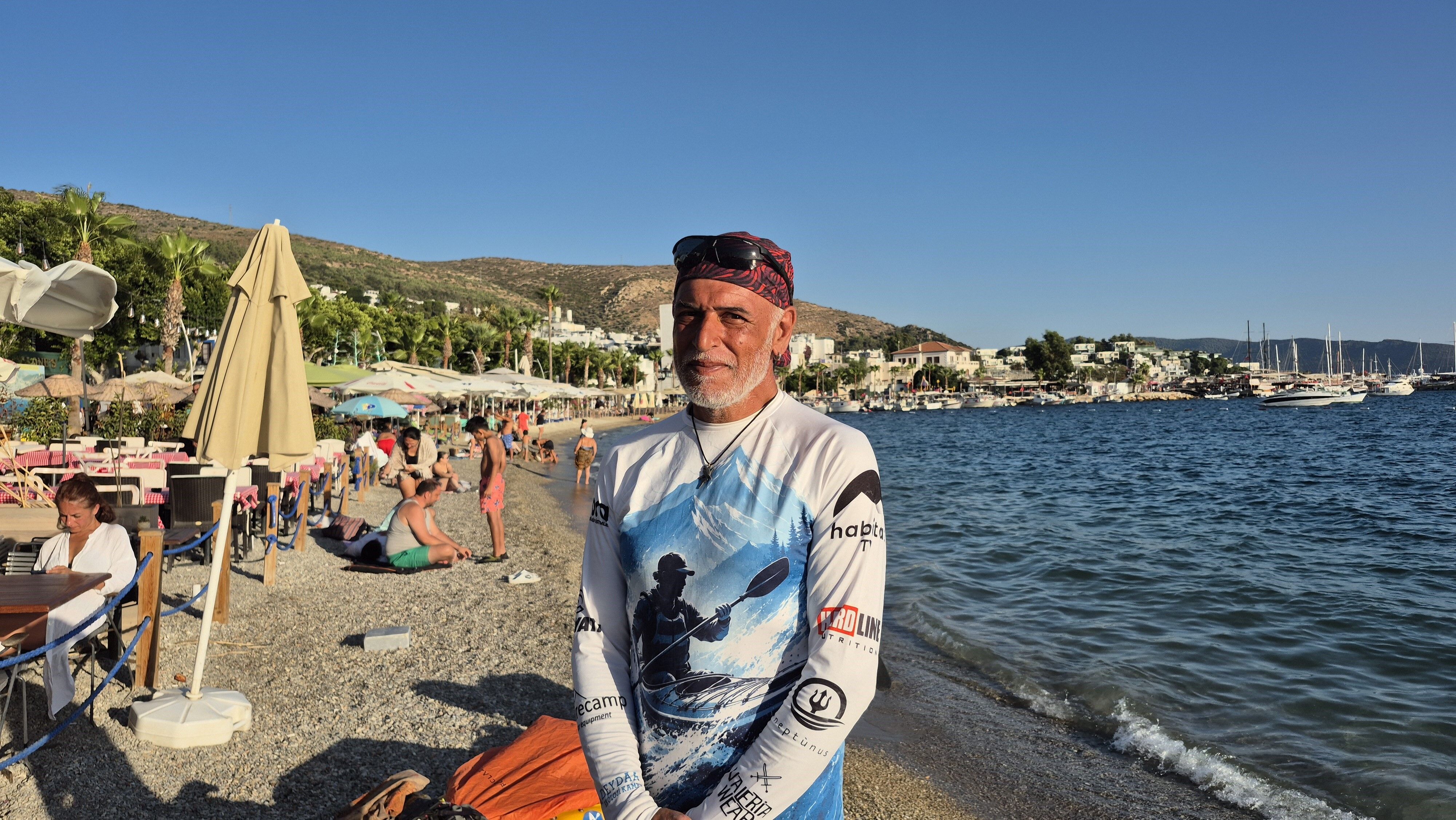 İstanbul'dan 83 Gün Önce Kanoyla Yolculuğa Çıkmıştı, Bodrum'a Ulaştı (1)