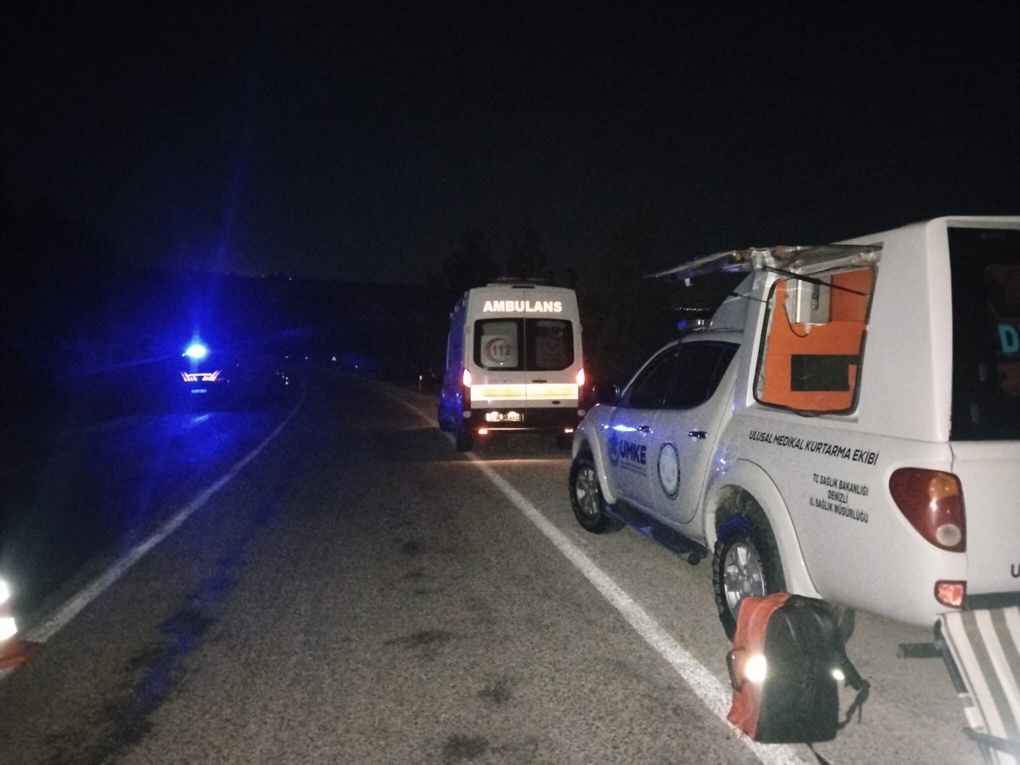 Yabani Hayvana Çarptı, Şarampole Uçtu, Sürücü Bulunamadı (2)