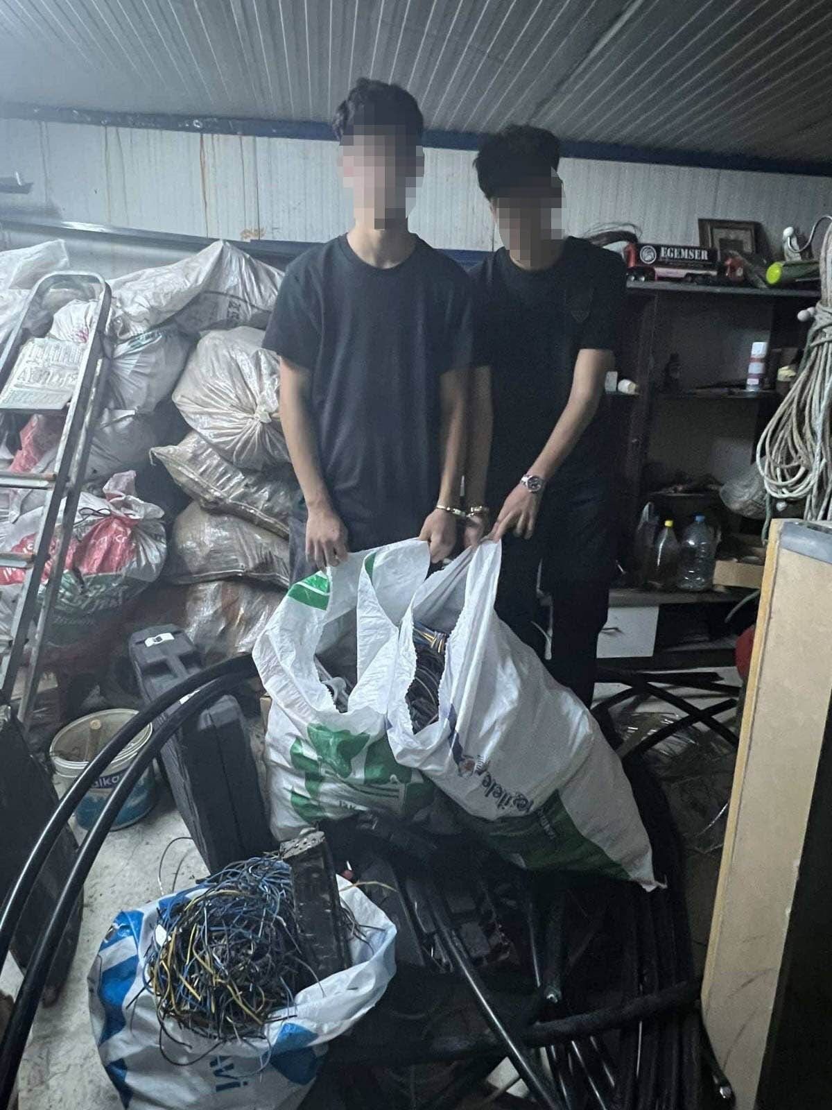 700 Bin Tl'lik Kablo Hırsızları Suçüstü Yakalandı (3)