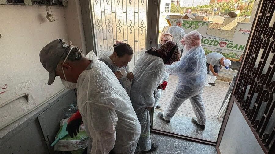 Aydın Bozdoğan’daki evden çıkanlar mide bulandırdı