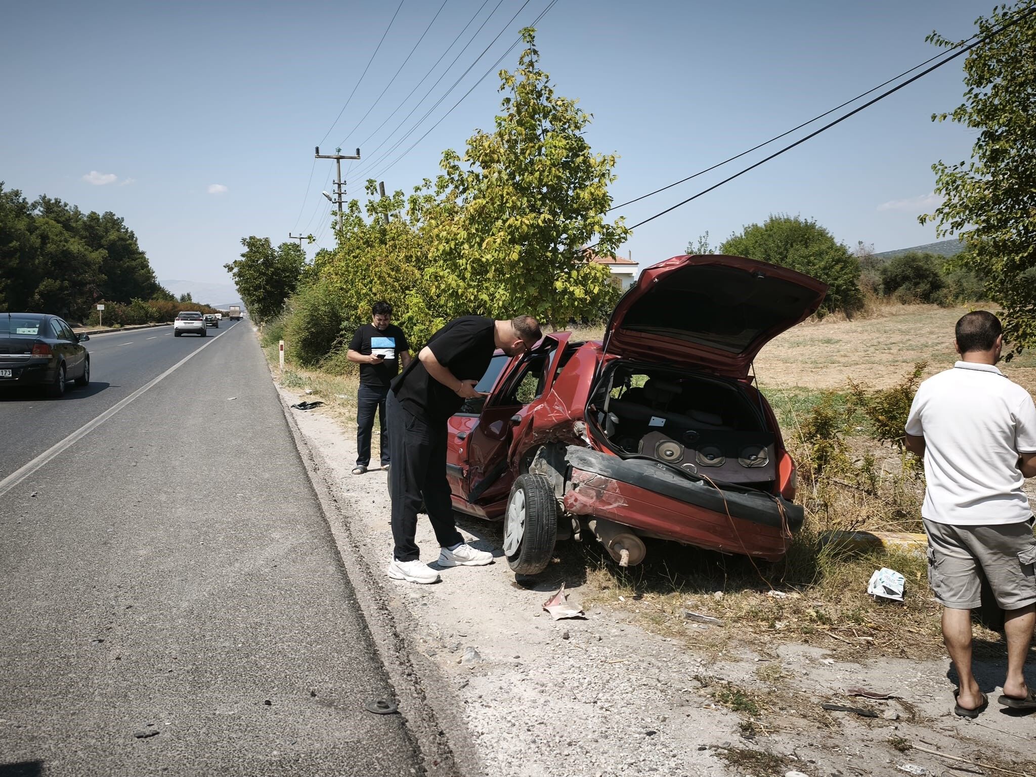 Aydın Karayolunda Feci Kaza (2)
