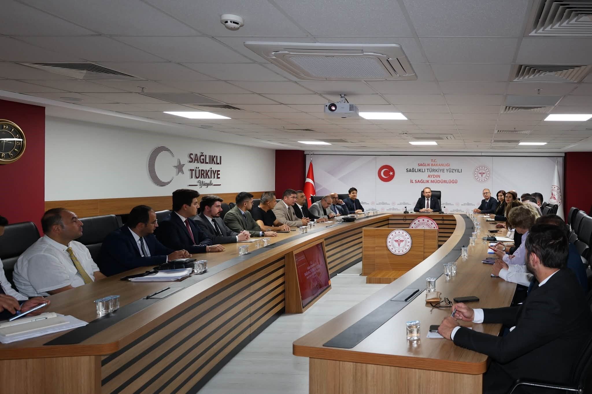 Aydın’da devlet hastaneleriyle ilgili toplantı