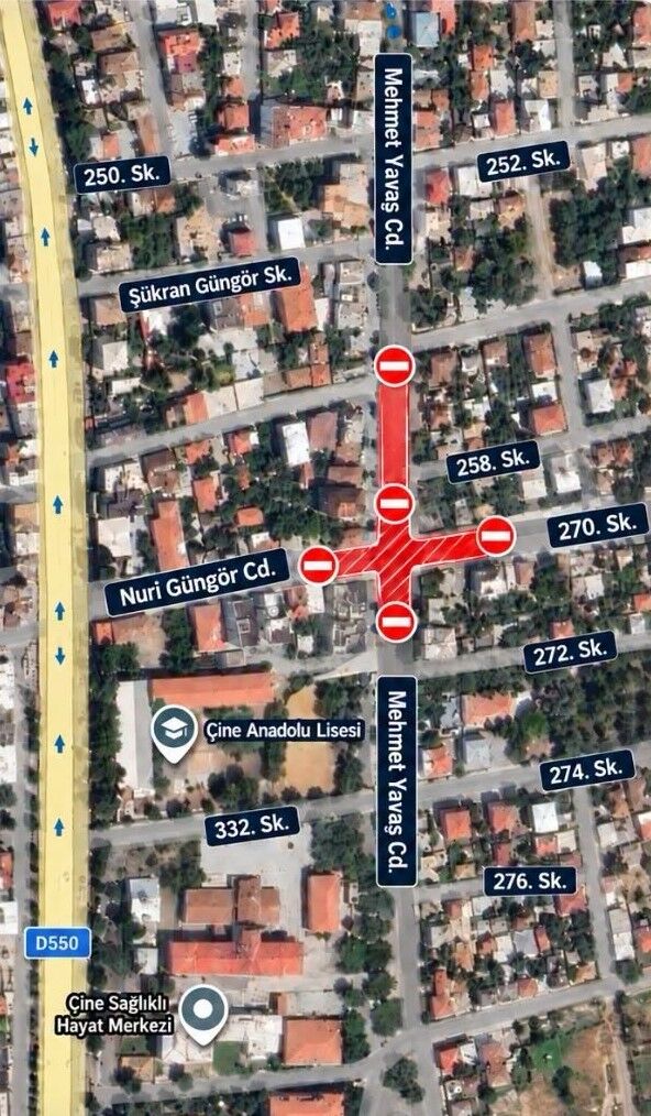Aydın’daki Yol Kapanıyor (1)