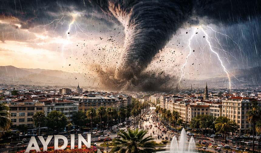 Aydın’da Pazar günü il genelinde gök gürültülü sağanak yağış bekleniyor