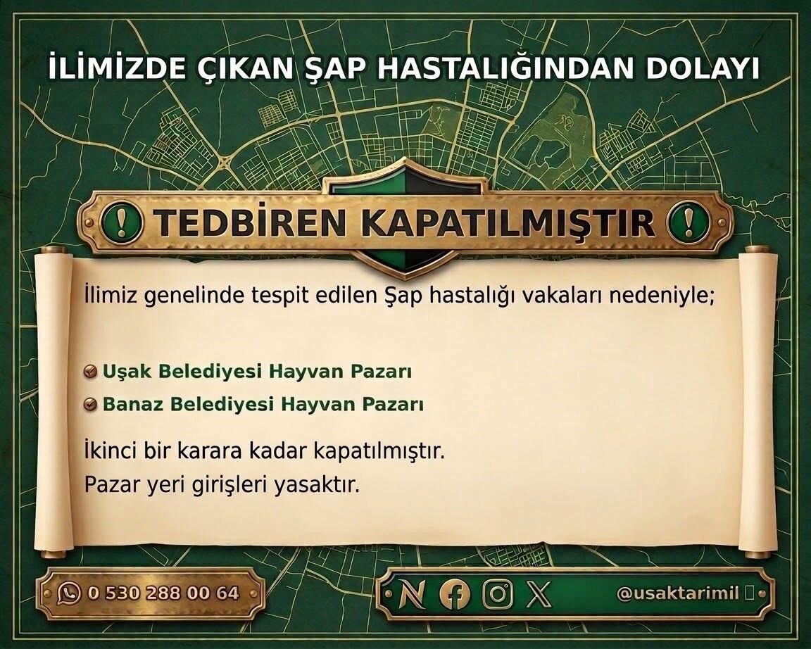 Son Dakika Hayvan Pazarları Kapatıldı (2)