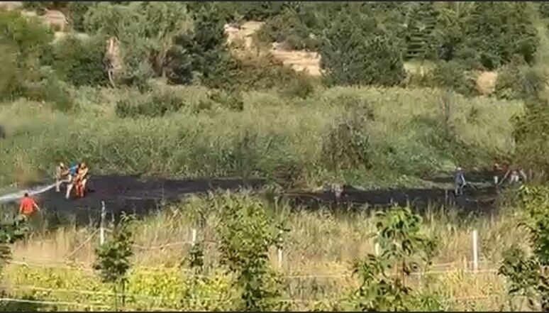 Yangın Çıktı, Ekipler Müdahale Ediyor (4)