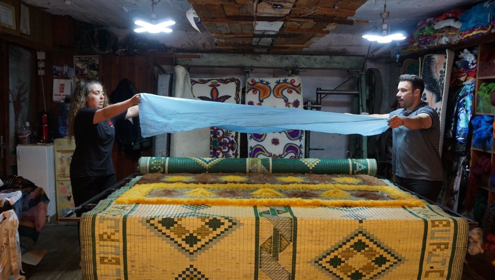 Ata Yadigarı Keçe Sanatında Dördüncü Kuşak Tezgah Başında (3)