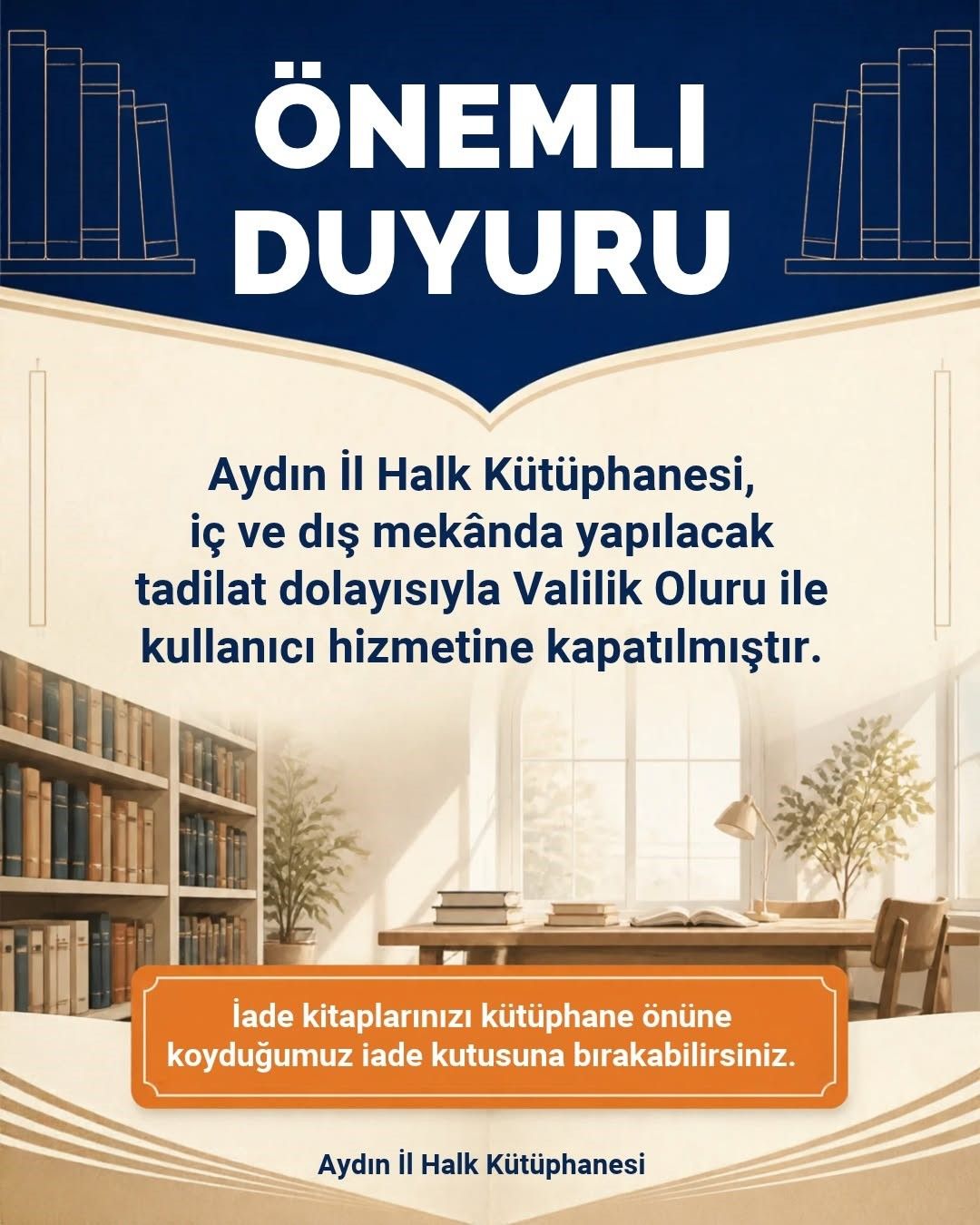 Aydın İl Halk Kütüphanesi Kapatıldı (3)