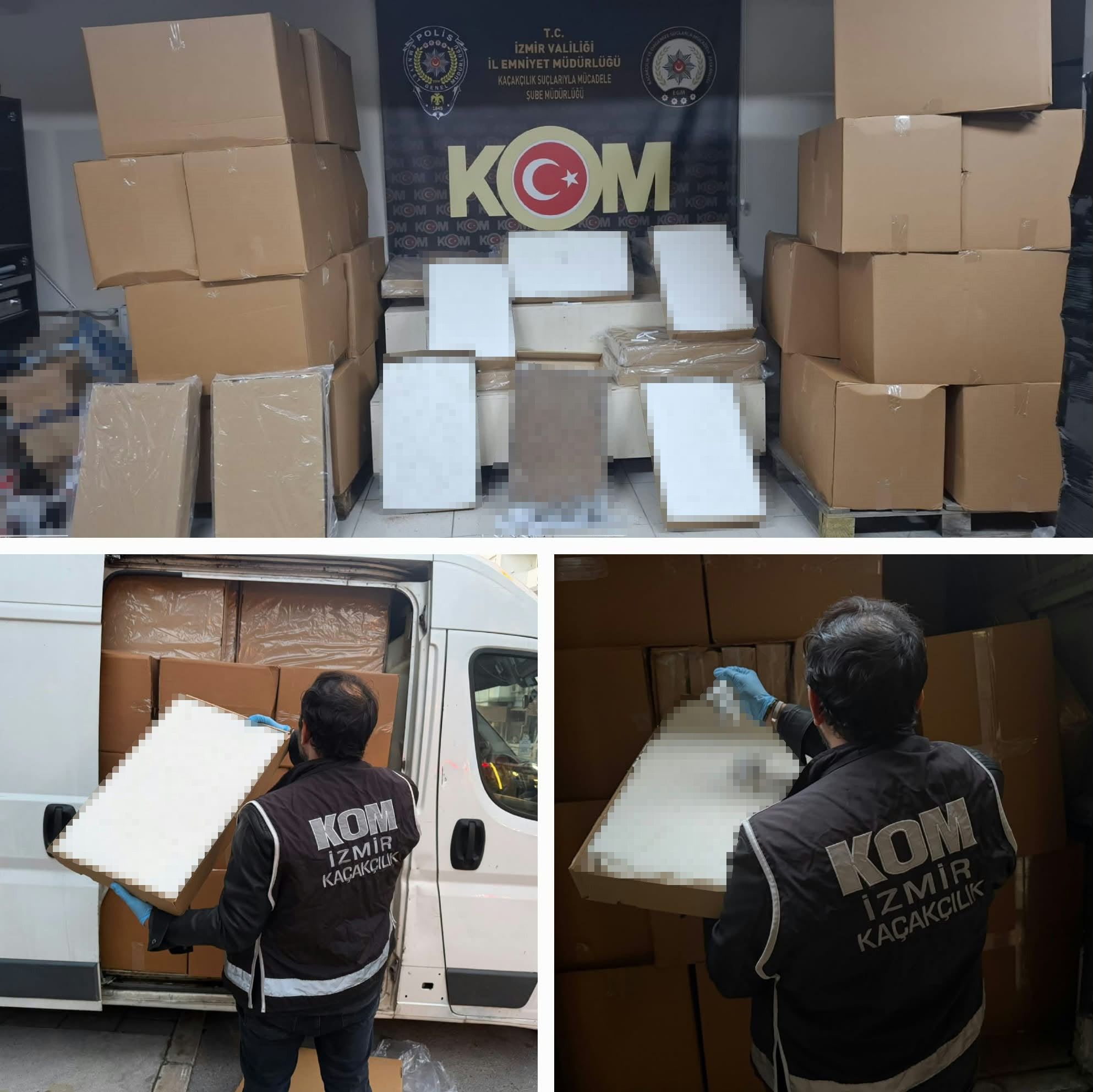 Depoya Baskın, 2 Milyon 160 Bin Adet Yakalandı (2)