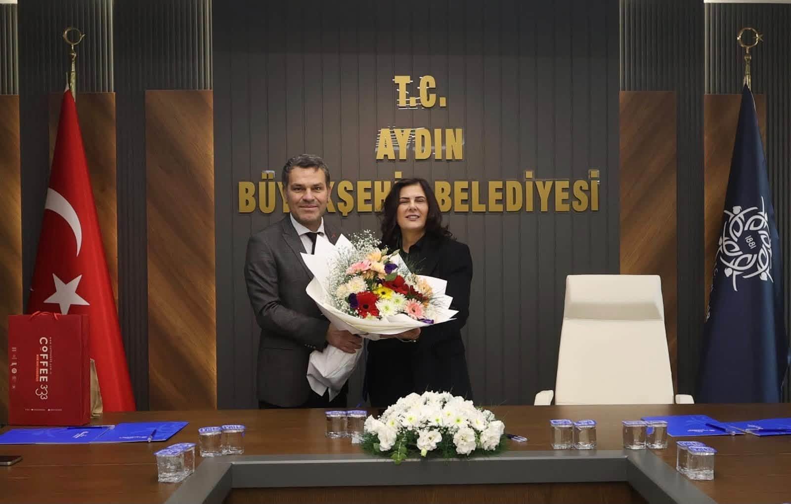 Başkan Çerçioğlu’na AK Parti Kuyucak’tan ziyaret