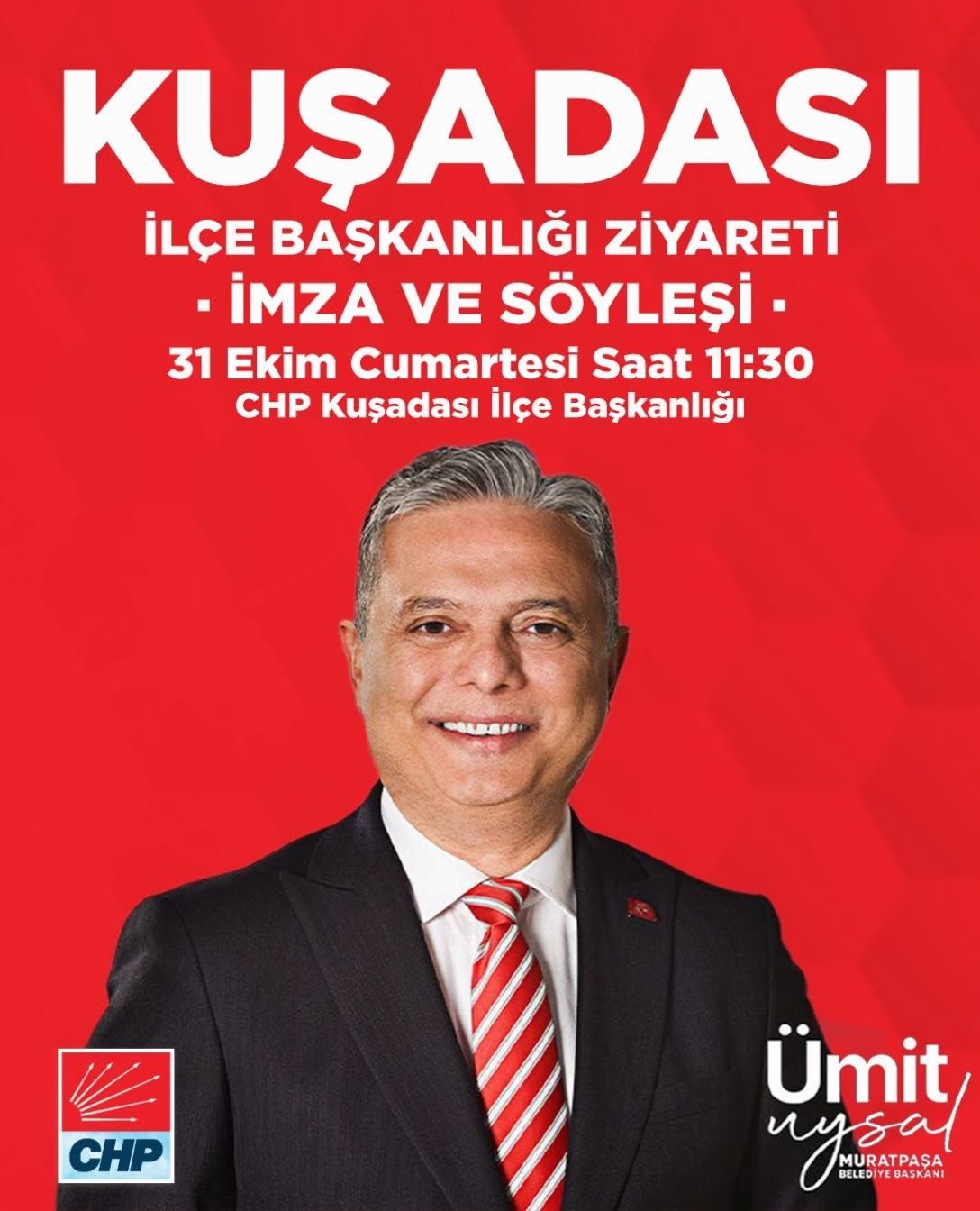 Muratpaşa Belediye Başkanı Ümit Uysal Kuşadası’na Geliyor İmza Ve Söyleşi Etkinliği Düzenlenecek (2)